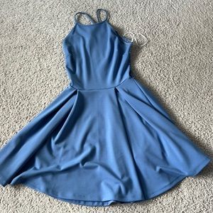 Windsor Light Blue Skater Dress